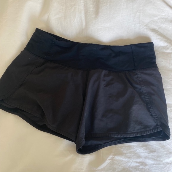 Lululemon Speed Up Short Black Size 4 - Picture 4 of 5